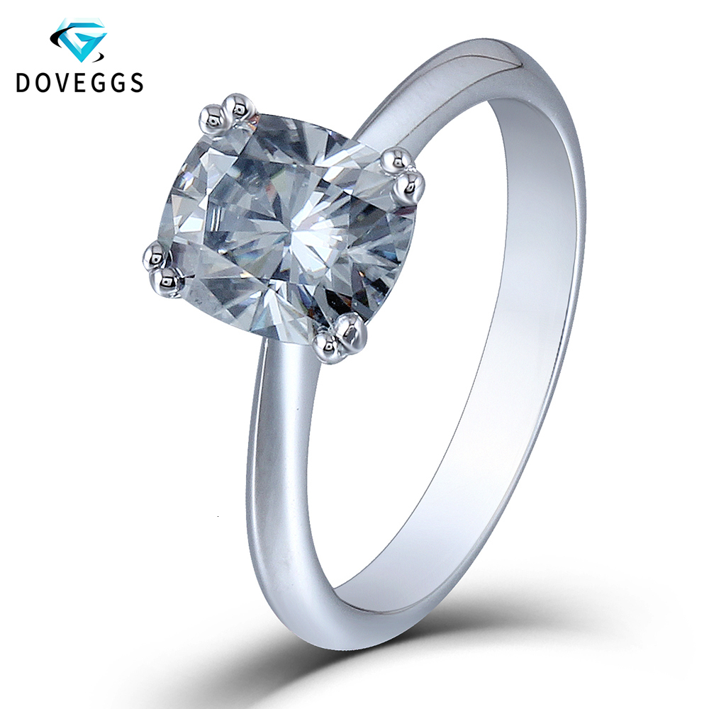 DovEggs Moissanite Engagement Rings For Women 2ct 7*8mm Cushion Cut 8 ProngsSterling Solid 925 Silver Solitaire Ring CJ191205
DovEggs Moissanite Engagement Rings For Women 2ct 7*8mm Cushion Cut 8 ProngsSterling Solid 925 Silver Solitaire Ring CJ191205