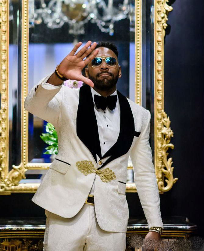 new wedding mens suits three pieces floral print men prom tuxedos suits one button vest jacket pants slim fit suit