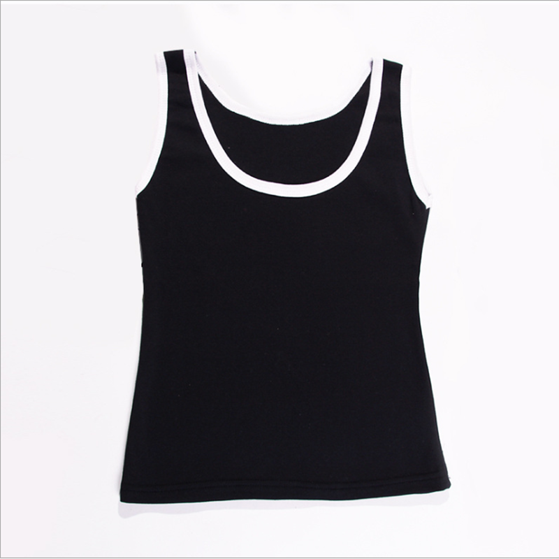 Women's vest with summer cotton sleeveless bottom sports yoga running fitness t-shits, Black
Women's vest with summer cotton sleeveless bottom sports yoga running fitness t-shits, Black