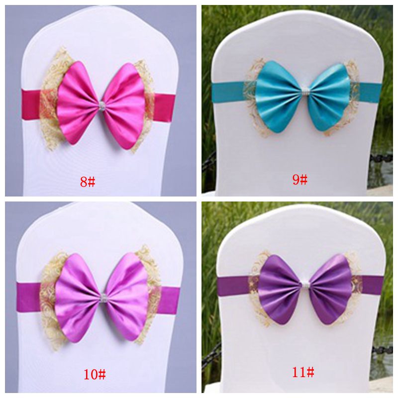 Bowknot Wedding Chair Cover Sashes Elastic Spandex Bow Chair Band With Buckle For Weddings Banquet Party Decoration Accessories DBC BH2670
Bowknot Wedding Chair Cover Sashes Elastic Spandex Bow Chair Band With Buckle For Weddings Banquet Party Decoration Accessories DBC BH2670