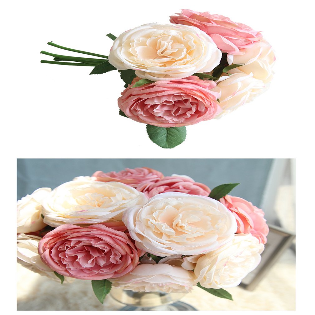 Imitation Rose Fake Flowers Lifelike Wedding Bouquet Vase Flower Home Decoration Wedding Ornament Supplies, As pic
Imitation Rose Fake Flowers Lifelike Wedding Bouquet Vase Flower Home Decoration Wedding Ornament Supplies, As pic