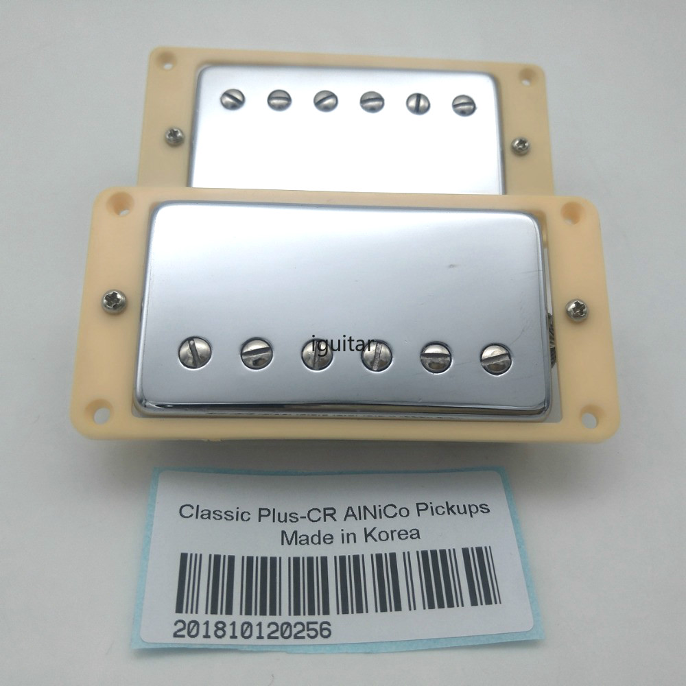 Rare Plus Alnico 5 Humbucker Pickups 1C Braided Shield Chrome Electric Guitar Pickups
Rare Plus Alnico 5 Humbucker Pickups 1C Braided Shield Chrome Electric Guitar Pickups