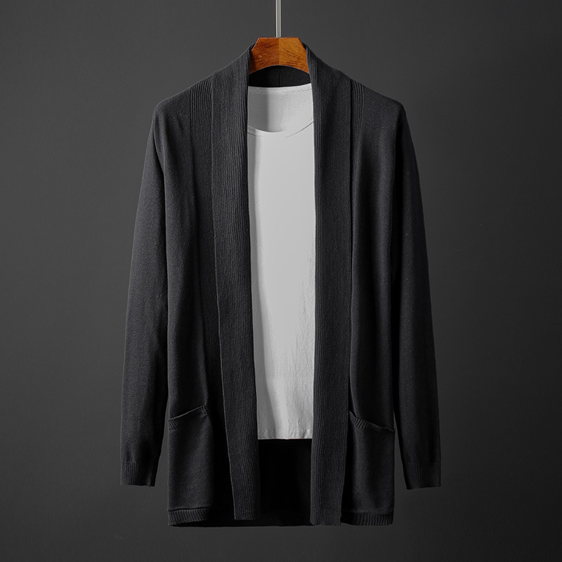 100% Cotton Casual Cardigan Long Sleeve Drape Cape Lightweight Open Front Long Length Cardigans Slim Fit Ruffle Shawl Collar New, Black
100% Cotton Casual Cardigan Long Sleeve Drape Cape Lightweight Open Front Long Length Cardigans Slim Fit Ruffle Shawl Collar New, Black