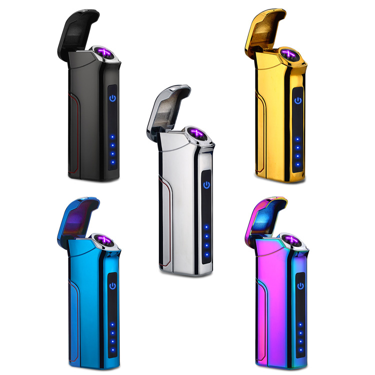 luxury dual arc Electronic USB Rechargeable cigarette Lighter windproof touch sensitive control large capacity replaceable battery A600448
luxury dual arc Electronic USB Rechargeable cigarette Lighter windproof touch sensitive control large capacity replaceable battery A600448