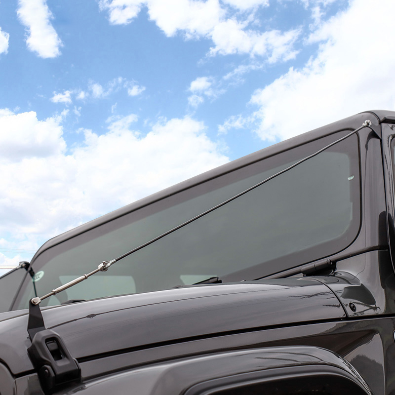 Mouldings for Jeep Wrangler JL 2018 Car Hood Latch Lock Obstacle Eliminate Rope for Jeep Wrangler JL 2018-2025 UP Car Accessories