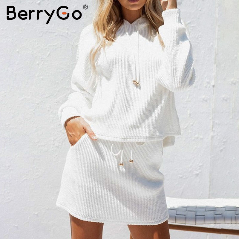 Two piece lace up casual suit dress women Cotton white autumn winter hooded sweatshirt dress Oversized Knitted
Two piece lace up casual suit dress women Cotton white autumn winter hooded sweatshirt dress Oversized Knitted