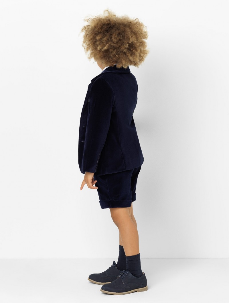 2020 Velvet Boys Wedding Suits 2 Piece Peaked Lapel Flower Boys Groom Tuxedos Kids Formal Wear Clothing