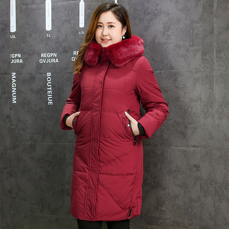 Plus Size -13XL Female White Duck Down Jacket Winter Jacket Women Parkas Coat Warm Fur Collor Hooded Long Outerwear HK143, Black
Plus Size -13XL Female White Duck Down Jacket Winter Jacket Women Parkas Coat Warm Fur Collor Hooded Long Outerwear HK143, Black