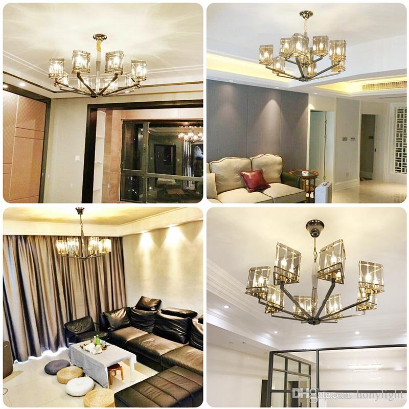 Modern Led Chandelier Lighting Ceiling Chandeliers Lights Hanging Lamp Suspension Luminaire Lamps for Living Room Dining Room Bedroom