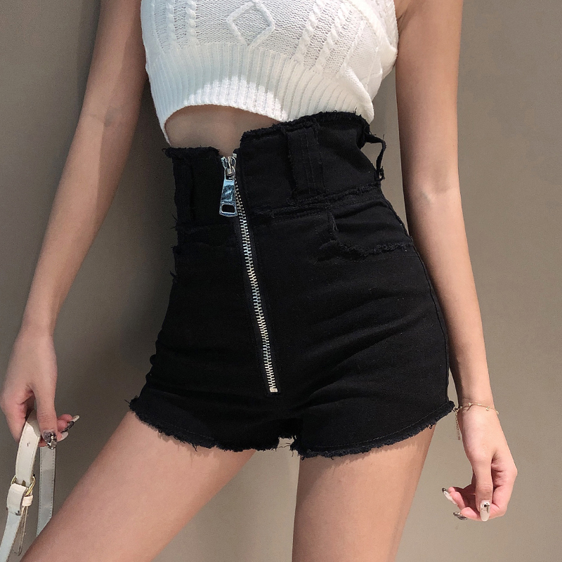 Summer fashio trends 2020 women Denim Mini Shorts Slim Hip women High Waist zipper Wide Legged Sexy hort Hot Black Short jeans
Summer fashio trends 2020 women Denim Mini Shorts Slim Hip women High Waist zipper Wide Legged Sexy hort Hot Black Short jeans