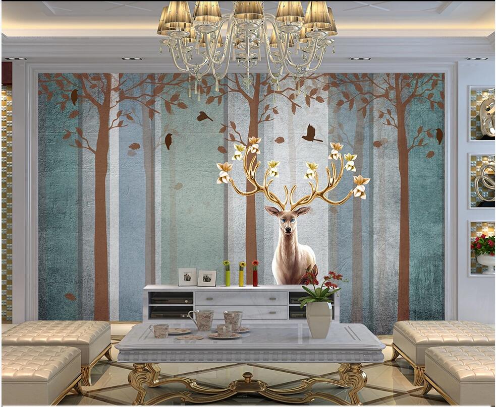 3D wall covering custom mural wallpaper Nordic retro nostalgic wood grain elk forest simple TV background wall home decor wall papers, Black
3D wall covering custom mural wallpaper Nordic retro nostalgic wood grain elk forest simple TV background wall home decor wall papers, Black