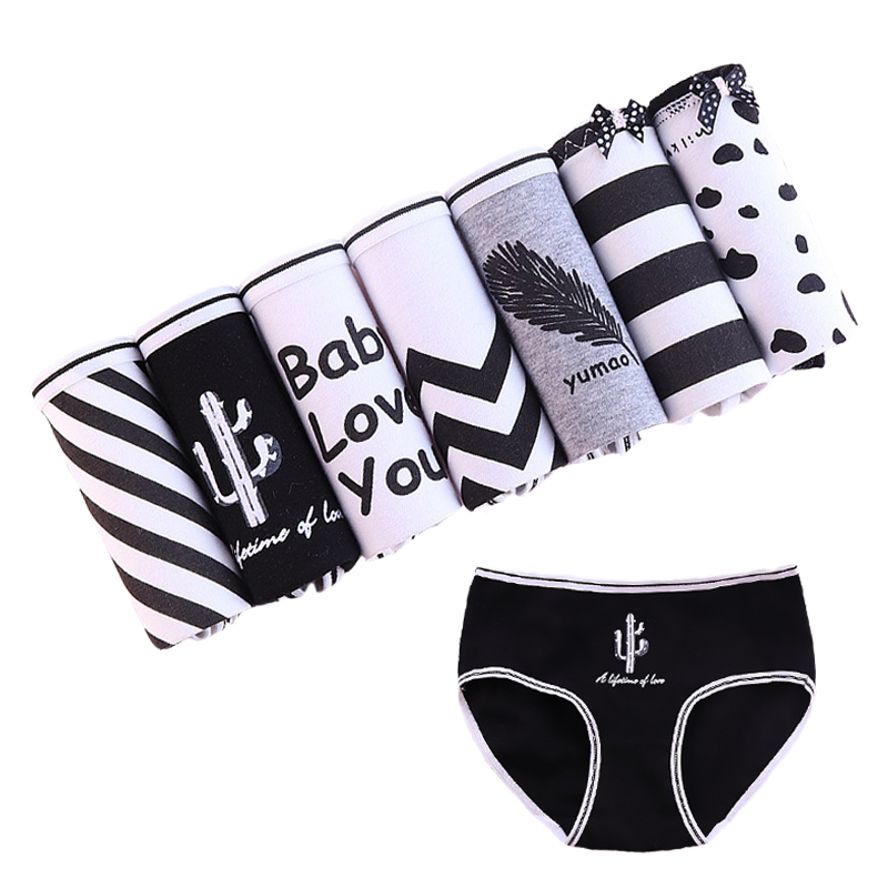 7Pcs/lot Sexy Panties Women Underwear Cotton Printed Briefs Seamless Cueca Calcinhas Shorts Underpants Girls Cute Stripe Panty, Any type 7 pcs
7Pcs/lot Sexy Panties Women Underwear Cotton Printed Briefs Seamless Cueca Calcinhas Shorts Underpants Girls Cute Stripe Panty, Any type 7 pcs