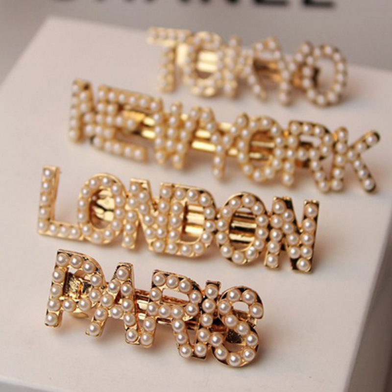 Mix Style Women Girls Pearl Letter Hair Clip Vintage Letter Barrette Gift for Love Girlfriend Hair Accessories High Quality
Mix Style Women Girls Pearl Letter Hair Clip Vintage Letter Barrette Gift for Love Girlfriend Hair Accessories High Quality