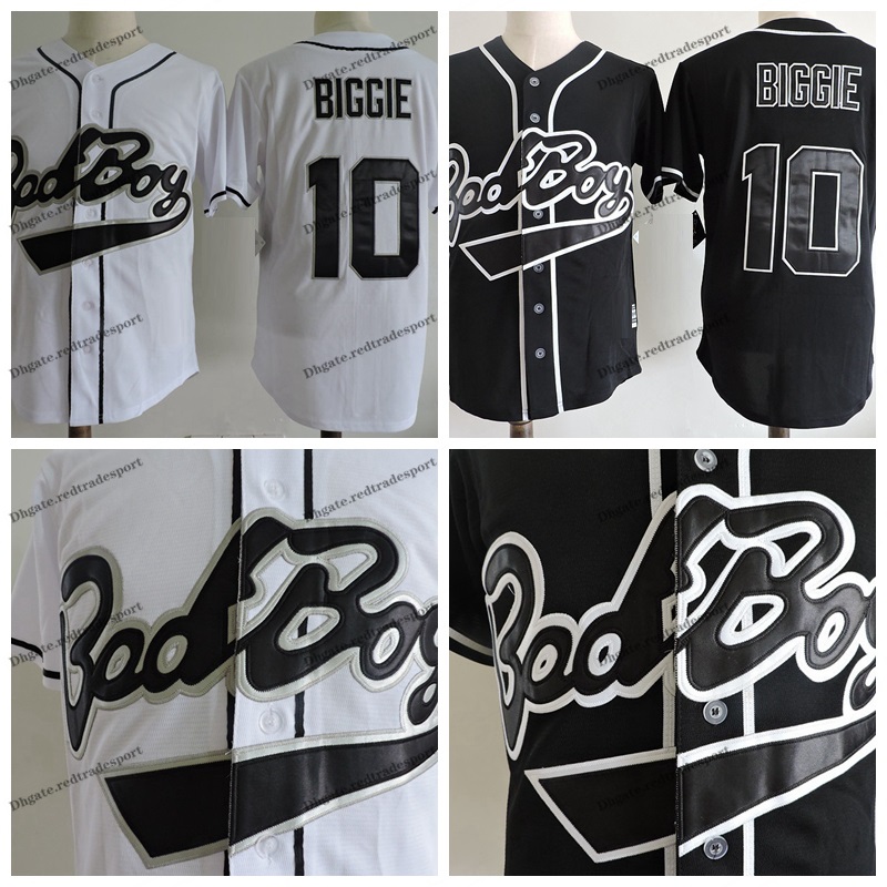 Mens Biggie Smalls 10 Bad Boy Black Baseball Jersey White Biggie Smalls Stitched Baseball Jerseys Black BadBoy Shirts
Mens Biggie Smalls 10 Bad Boy Black Baseball Jersey White Biggie Smalls Stitched Baseball Jerseys Black BadBoy Shirts