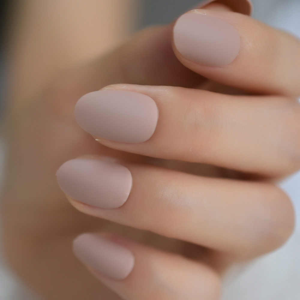 Short Matte Nude False Nail 24pcs/kit Round Head Frosted Fake Nails Press on Oval Faux Nails Full Cover Wear Nail Tips, L5157
Short Matte Nude False Nail 24pcs/kit Round Head Frosted Fake Nails Press on Oval Faux Nails Full Cover Wear Nail Tips, L5157