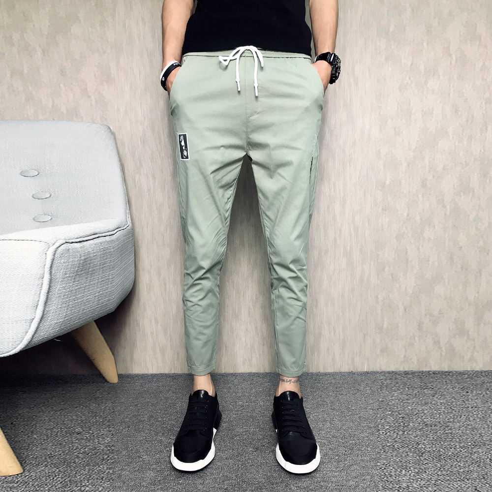 Korean Men Pants Fashion Designer Drawstring Casual Streetwear Pant For Men Clothing Slim Fit Solid Ankle Length Trousers Male, Black
Korean Men Pants Fashion Designer Drawstring Casual Streetwear Pant For Men Clothing Slim Fit Solid Ankle Length Trousers Male, Black