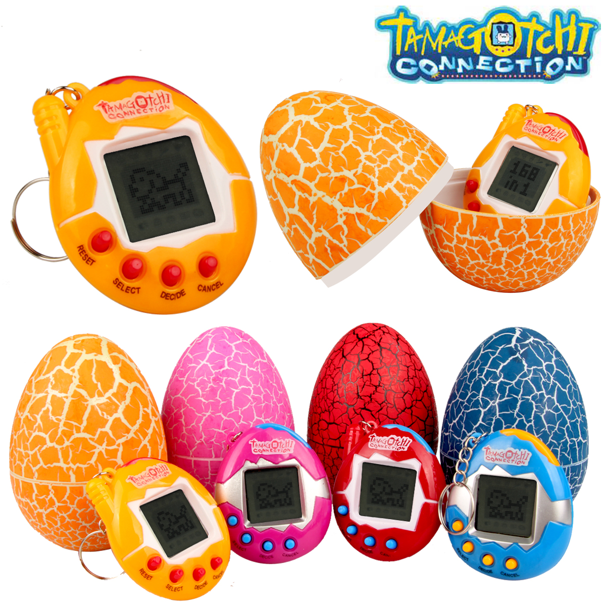 Tamagotchi Connection Dinosaur Surprise Egg Electronic Virtual Cyber Pet Kids Gift Toys
Tamagotchi Connection Dinosaur Surprise Egg Electronic Virtual Cyber Pet Kids Gift Toys