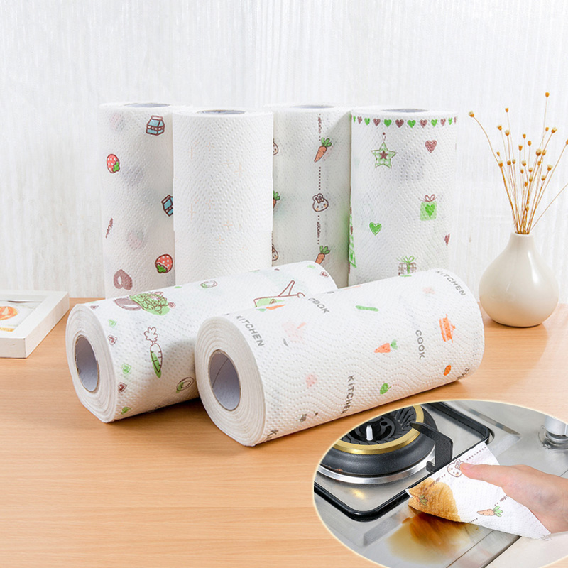 80 sheets of kitchen paper Oil absorption water absorption Roll paper Kitchen disposable rag towel Free shipping
80 sheets of kitchen paper Oil absorption water absorption Roll paper Kitchen disposable rag towel Free shipping