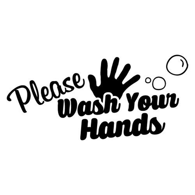 16*7.5cm WASH YOUR HANDS KIDS SCHOOL STICKER Motorcycle SUVs Bumper Car Window Laptop Car Stylings, Color
16*7.5cm WASH YOUR HANDS KIDS SCHOOL STICKER Motorcycle SUVs Bumper Car Window Laptop Car Stylings, Color