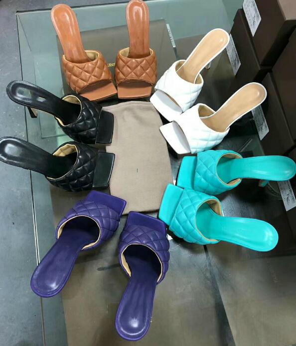 Latest leather slippers Matte leather women shoes Square - mouthed, open-toed women high heel slippers Heel-height 10 cm, Brown
Latest leather slippers Matte leather women shoes Square - mouthed, open-toed women high heel slippers Heel-height 10 cm, Brown