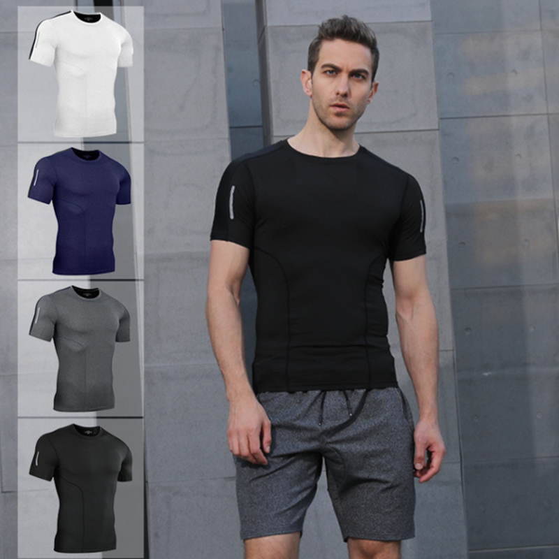 2020 Breathable quick dry Compression Fitness T shirt Men Short Sleeve Casual, B109-3
2020 Breathable quick dry Compression Fitness T shirt Men Short Sleeve Casual, B109-3