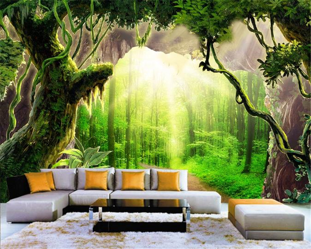 Home Decor 3d Wallpaper Magic Forest Forest Wonderland 3d Landscape Indoor TV Background Wall Decoration Mural Wallpaper, As pic
Home Decor 3d Wallpaper Magic Forest Forest Wonderland 3d Landscape Indoor TV Background Wall Decoration Mural Wallpaper, As pic