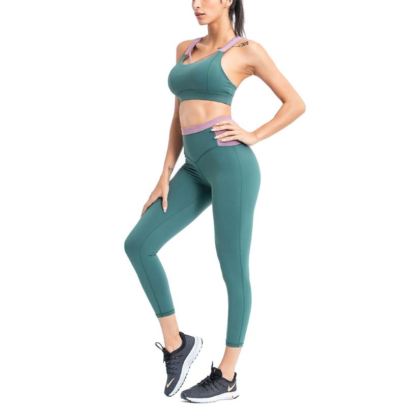 LUKITAS Yoga Set Sports Bra + Leggings Women Gym Set Running Clothes Seamless Workout Fitness Sportswear Fitness Sports Suit XL, Greenpant
LUKITAS Yoga Set Sports Bra + Leggings Women Gym Set Running Clothes Seamless Workout Fitness Sportswear Fitness Sports Suit XL, Greenpant