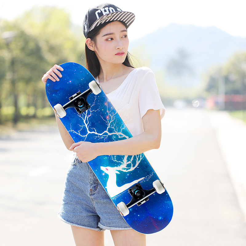 80cm maple skateboard skate board galaxy starry sky printed longboard retro banana fishboard street outdoor sport double warped, 11
80cm maple skateboard skate board galaxy starry sky printed longboard retro banana fishboard street outdoor sport double warped, 11