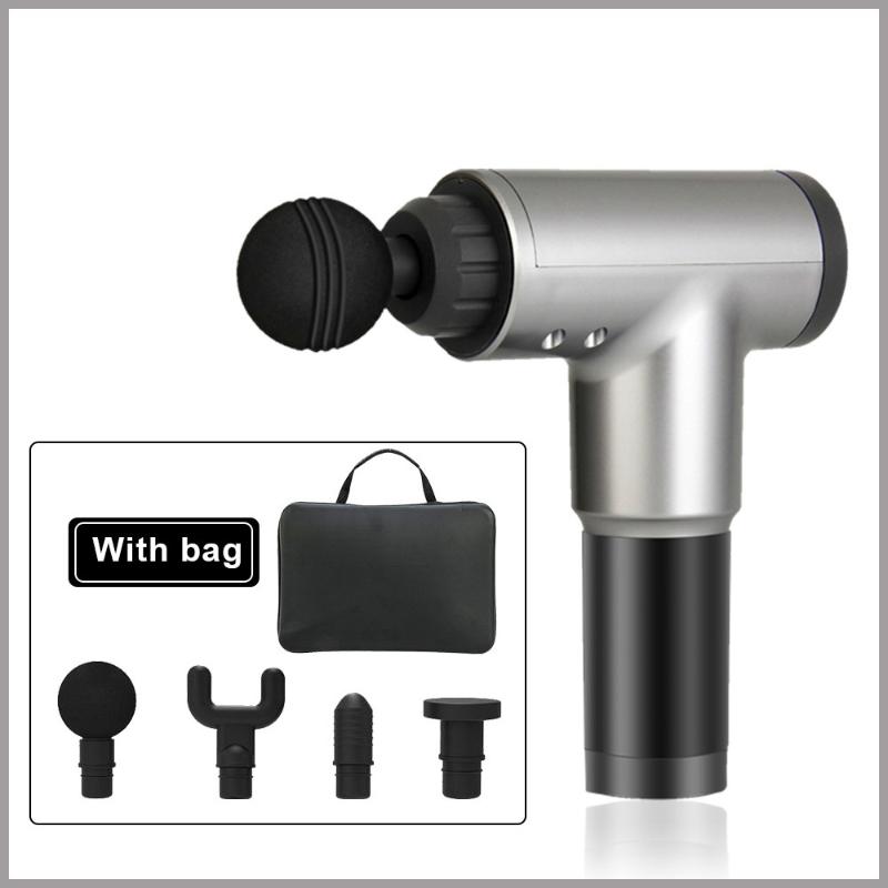 High Frequency Body Relaxation Electric Massager Pain Relief Deep Pressure Muscle Massage Gun with Portable Bag
High Frequency Body Relaxation Electric Massager Pain Relief Deep Pressure Muscle Massage Gun with Portable Bag