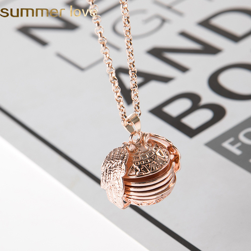 4 Color Angel Wings Living Memory Floating Locket Necklace Magic Locket Multi-layer Folding Family Photo Necklace Gift for Baby Girlfriend
4 Color Angel Wings Living Memory Floating Locket Necklace Magic Locket Multi-layer Folding Family Photo Necklace Gift for Baby Girlfriend
