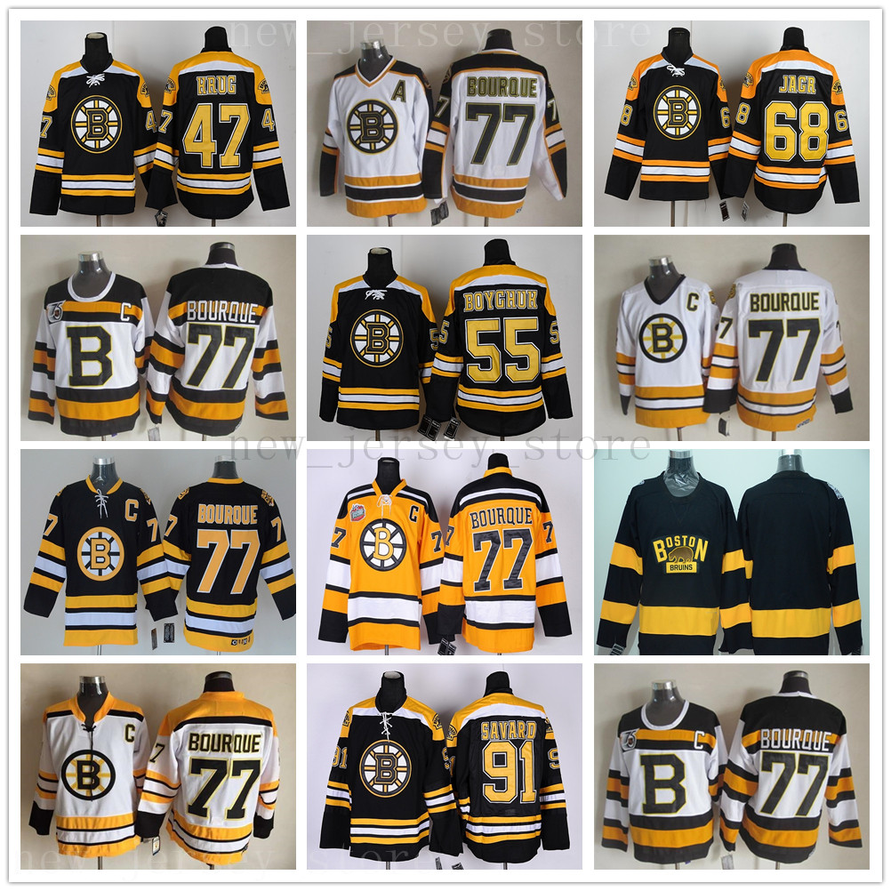 Vintage CCM 75th Boston Bruins 77 Ray Bourque Jersey Hockey Old RD 91 Marc Savard 68 Jaromir Jagr Johnny Boychuk Torey Krug Jerseys, As the picture
Vintage CCM 75th Boston Bruins 77 Ray Bourque Jersey Hockey Old RD 91 Marc Savard 68 Jaromir Jagr Johnny Boychuk Torey Krug Jerseys, As the picture