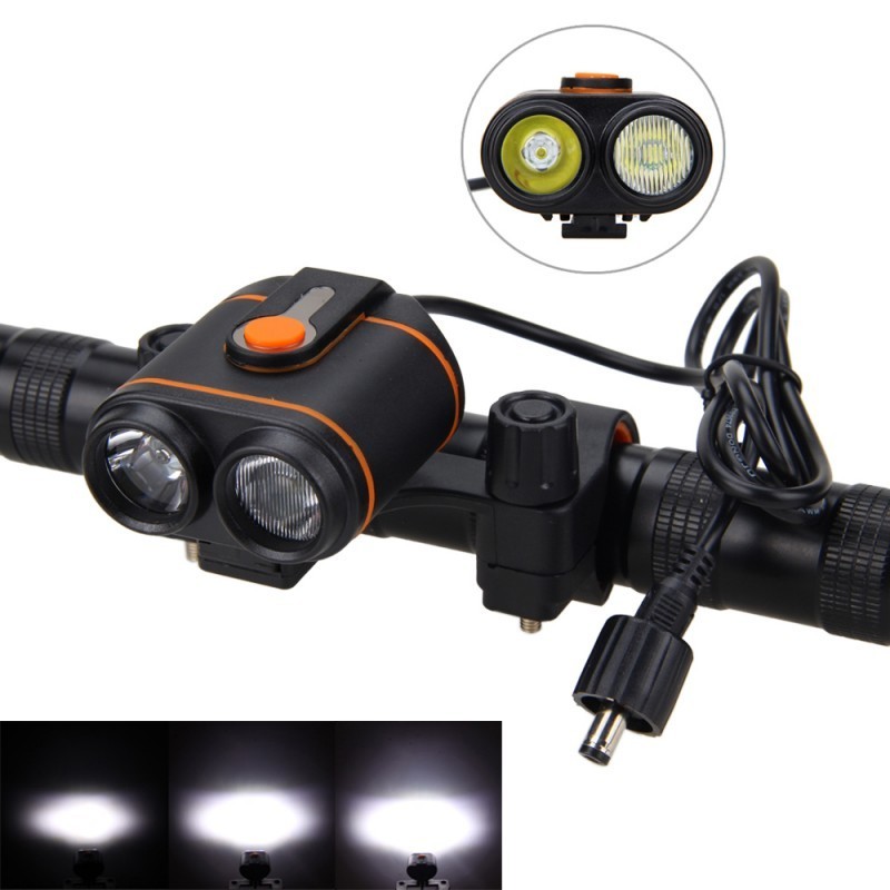 Front Bike Lamp 10000lm 2x Xm-l2 Led Bicycle Light Headlamp Torch Rechargeable Bike Headlight +16000mah Battery Pack+charger
Front Bike Lamp 10000lm 2x Xm-l2 Led Bicycle Light Headlamp Torch Rechargeable Bike Headlight +16000mah Battery Pack+charger