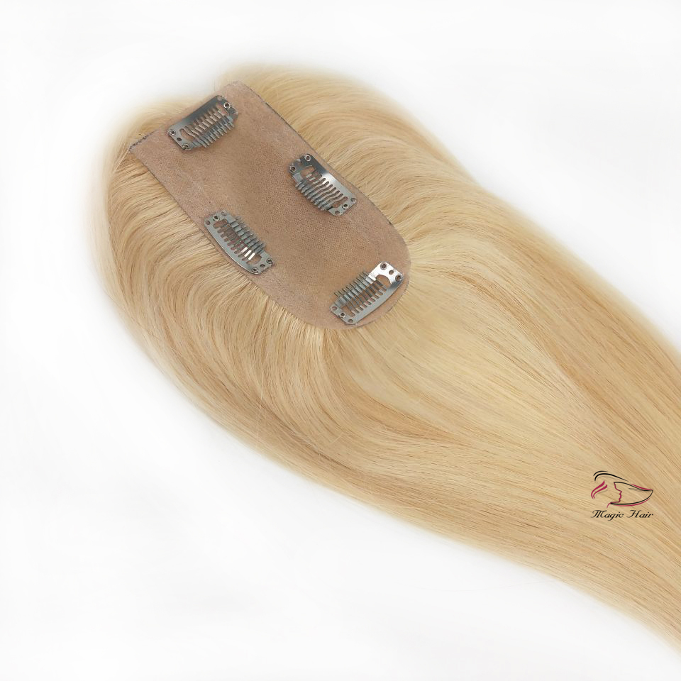 Remy Human Hair Toupee Customization according your requirements Hair piece Straight womens topper 60# 2.5*5 silk base for Thin Hair
