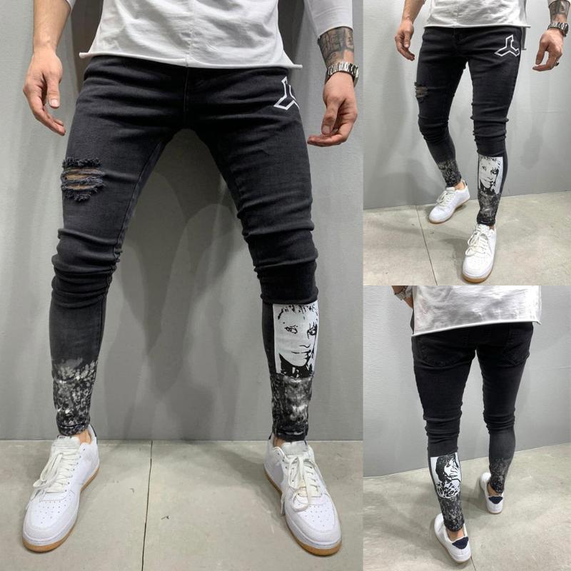 Men Jeans 2020 New Fashion Lady Portrait Printed Zipper Denim Pant Vintage Wash Slim Pencil Trousers Jeans Pants Streetwear, Black
Men Jeans 2020 New Fashion Lady Portrait Printed Zipper Denim Pant Vintage Wash Slim Pencil Trousers Jeans Pants Streetwear, Black