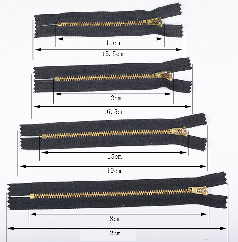 100 pieces 7cm-18cm good quality copper zippers No. 4 black metal zippers sewing on clothes jeans access control zipper dress
100 pieces 7cm-18cm good quality copper zippers No. 4 black metal zippers sewing on clothes jeans access control zipper dress