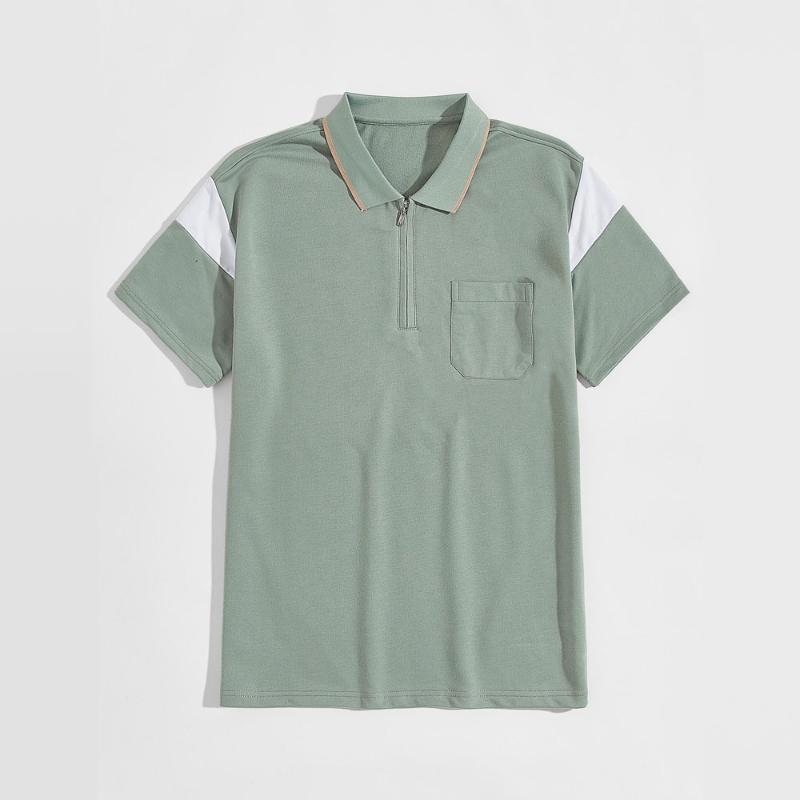 Summer man casual solid color cotton loose stand collar male fashion trend individual men lapel tops, Light green
Summer man casual solid color cotton loose stand collar male fashion trend individual men lapel tops, Light green