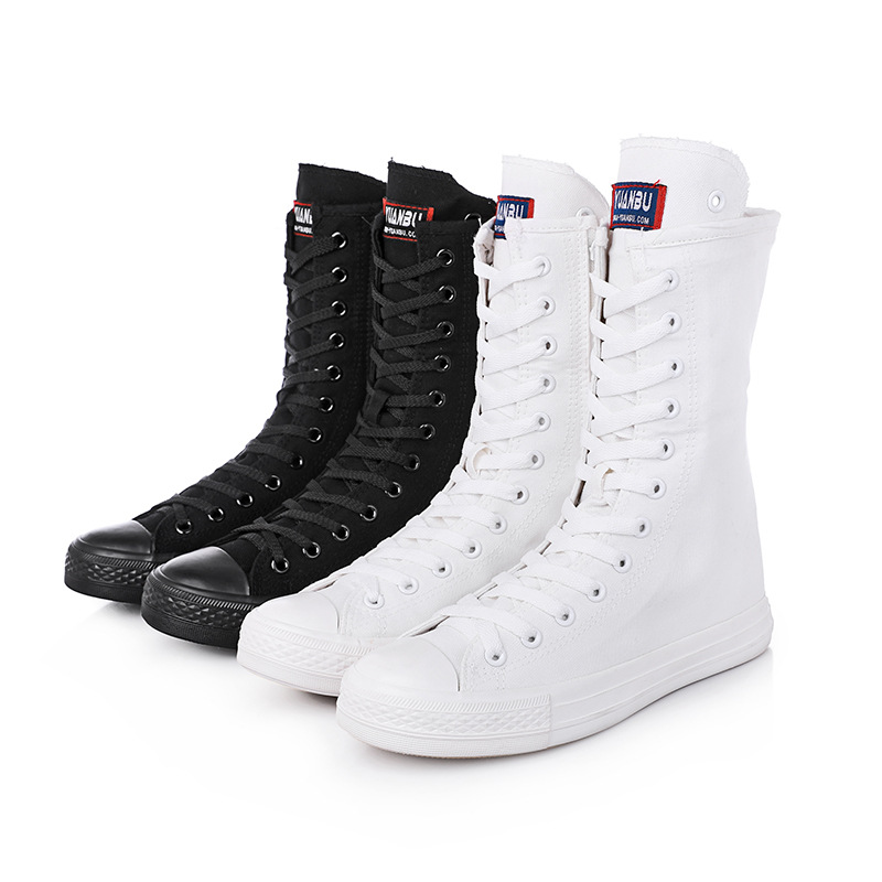 Zipper canvas shoe Stage shoes short tube Women canvas spring autumn female High-top classic casual shoes students canvas boots footwear, Black increased internal
Zipper canvas shoe Stage shoes short tube Women canvas spring autumn female High-top classic casual shoes students canvas boots footwear, Black increased internal