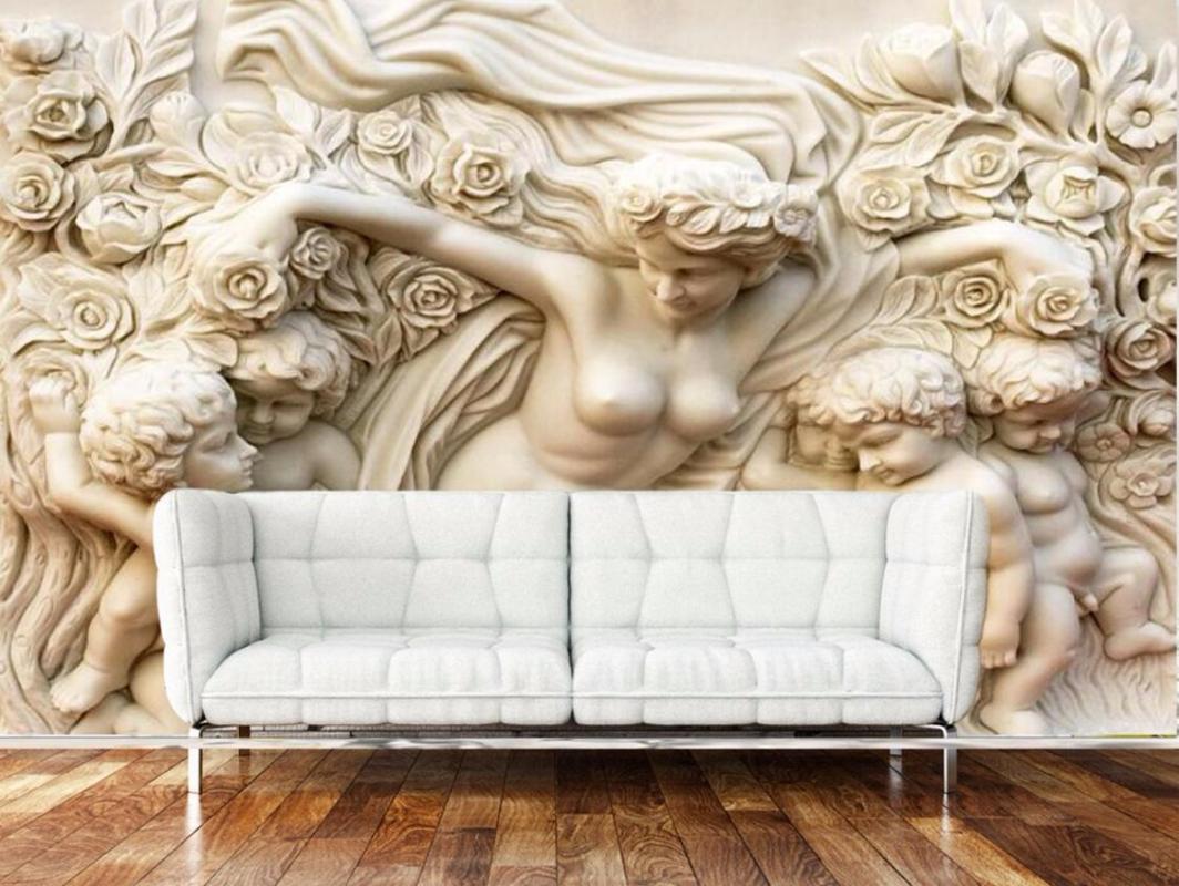 CJSIR Custom Photo Wallpaper Mural White Marble Relief Character TV Background Wall Papel De Parede Para Quarto Wall Paper, As the pictures
CJSIR Custom Photo Wallpaper Mural White Marble Relief Character TV Background Wall Papel De Parede Para Quarto Wall Paper, As the pictures