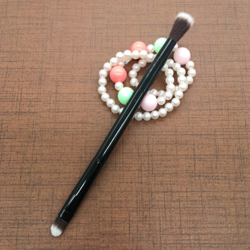 Wholesale Single double-ended aluminium tube eye brush eye shadow brushes Professional Cosmetic Make up Brush tools