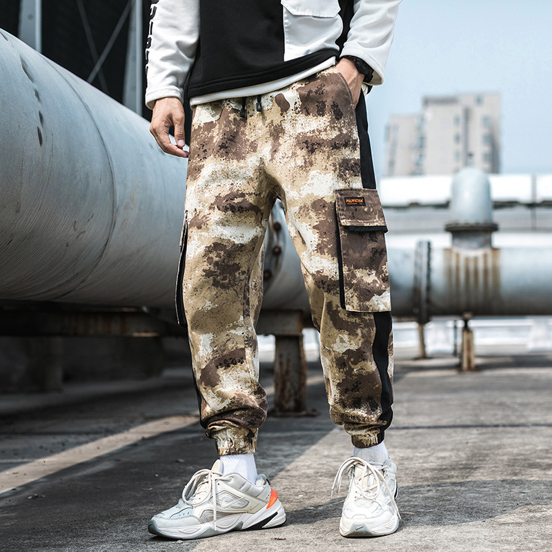 Men's Camouflage Autumn Loose Joggers Men Safari Style Pockets Harem Pants Male 2019 Fashion Loose Hip Hop Trousers For Men, Gray
Men's Camouflage Autumn Loose Joggers Men Safari Style Pockets Harem Pants Male 2019 Fashion Loose Hip Hop Trousers For Men, Gray