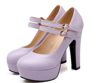 Free send 2018 spring and autumn new style Coarse heel round head women's shoes with high heels, Beige
Free send 2018 spring and autumn new style Coarse heel round head women's shoes with high heels, Beige