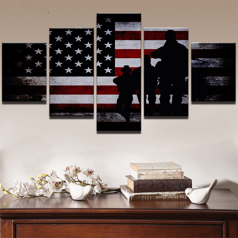 5 Piece Military Mission Flag Printed Canvas Painting Modern Art Painting Wall Art Living Room Decor Picture Home Decoration Abstract Painti
5 Piece Military Mission Flag Printed Canvas Painting Modern Art Painting Wall Art Living Room Decor Picture Home Decoration Abstract Painti
