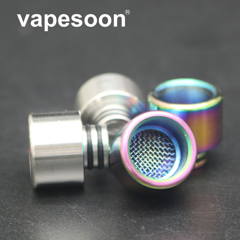 VapeSoon 510 Stainless Steel Drip Tip Anti-fried oil Drip Tip For IJUST S TFV12 Baby Prince Falcon etc SS Rainbow Color DHL Free
VapeSoon 510 Stainless Steel Drip Tip Anti-fried oil Drip Tip For IJUST S TFV12 Baby Prince Falcon etc SS Rainbow Color DHL Free