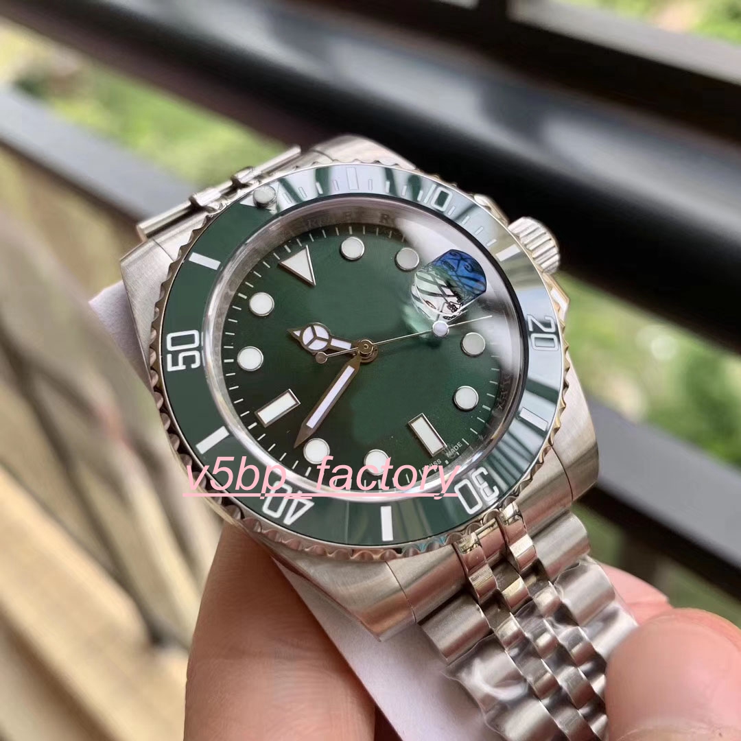 2021 High Quality Men's Wristwatches AJ 2836 Movement Green Dial 40MM Ceramic Sapphire Stainless Steel Automatic Luxury Mens Watch Watches
2021 High Quality Men's Wristwatches AJ 2836 Movement Green Dial 40MM Ceramic Sapphire Stainless Steel Automatic Luxury Mens Watch Watches