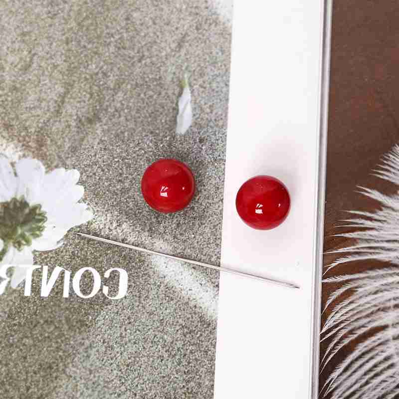 Sweater shawl clip double-layer imitation pearl brooch safety pin women's clothing / all kinds of change dress up decoration -