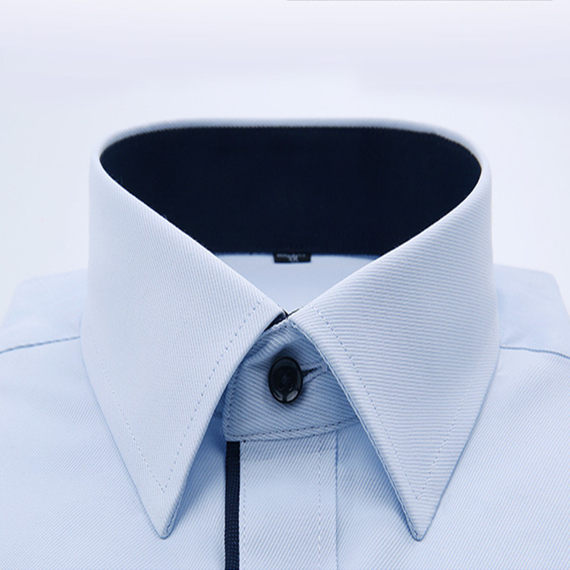 2019 Men Wedding Shirt Long Sleeve Men Dress Shirts Man Business Party Solid Casual Shirt Work Wear Formal Slim Male Shirt Yn554 MX190719