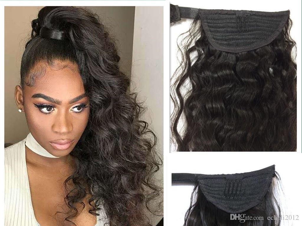 Best Natural curly elastic band human hair ponytail hairpiece, loose wavy curly Remy hair wraps long high Side part pony tail
Best Natural curly elastic band human hair ponytail hairpiece, loose wavy curly Remy hair wraps long high Side part pony tail