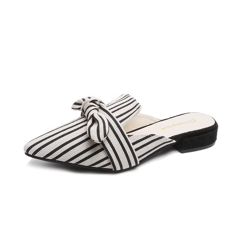 Women's shoes bow head fashion sexy shoes cusp comfortable thick heel non-slip outdoor slippers, Beige
Women's shoes bow head fashion sexy shoes cusp comfortable thick heel non-slip outdoor slippers, Beige