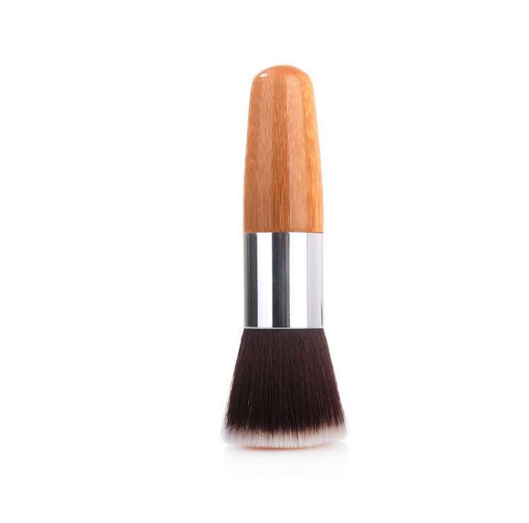 Premium Bamboo Brushes Soft Synthetic Hair Blush Foundation Powder Makeup Brushes for Women Makeup Accessory Tools