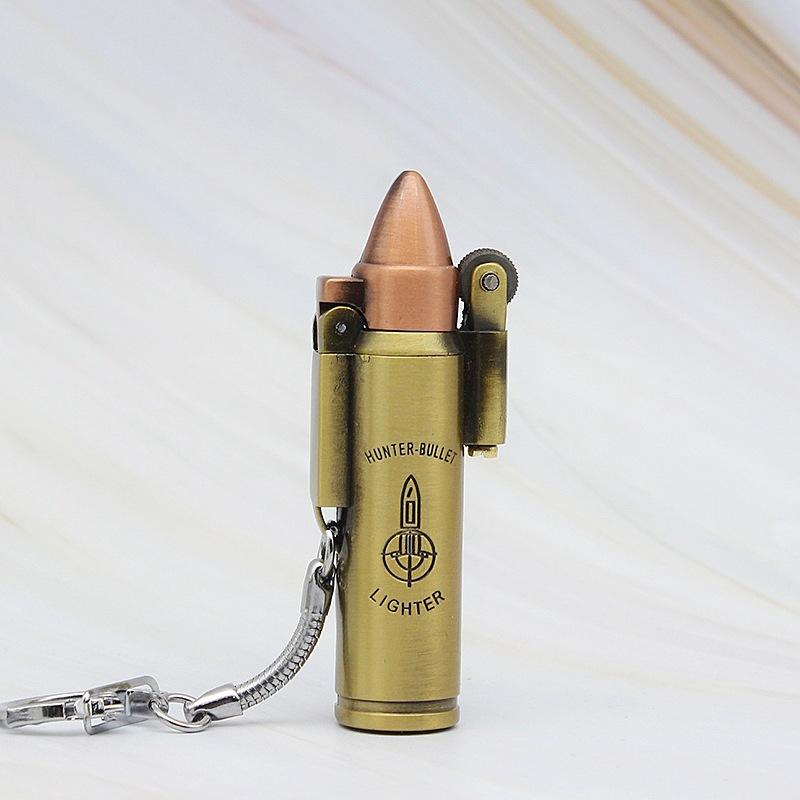 Bullet Torch Turbo Metal Butane Cigar Retro Gas Cigarette 1300 C Windproof Lighter Smoking Accessories W260202